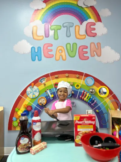 Child at Little Heaven Daycare